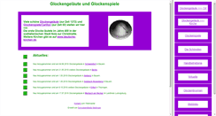 Desktop Screenshot of glockengelaeute.de