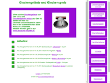 Tablet Screenshot of glockengelaeute.de